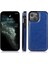 iPhone 13 Mini Için Çizilmeye Dayanıklı Standlı Pu Deri Kaplamalı Tpu Telefon Kılıfı - Mavi (Yurt Dışından) 4