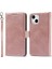 iPhone 13 Mini Için Retro Tarzı Rfıd Engelleyici Manyetik Cüzdan Kılıf - Rose Gold (Yurt Dışından) 1