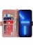 iPhone 13 Mini Için Retro Tarzı Rfıd Engelleyici Manyetik Cüzdan Kılıf - Rose Gold (Yurt Dışından) 5