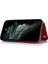 iPhone 13 Mini Için Çizilmeye Dayanıklı Standlı Pu Deri Kaplamalı Tpu Telefon Kılıfı - Kırmızı (Yurt Dışından) 2