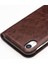 iPhone Xr Için Tam Korumalı Hakiki Deri Cüzdan Kılıf - Kahverengi (Yurt Dışından) 2