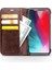iPhone Xr Için Tam Korumalı Hakiki Deri Cüzdan Kılıf - Kahverengi (Yurt Dışından) 3