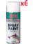 Akrilik Parlak Sprey Boya 400 ml Siyah RAL9005 (1 Koli - 6 Adet) 1