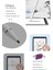 Apple iPad 10.2 7.8.nesil Uyumlu Eğime Göre Çizgi Kalınlığı Değişen Şarjlı Dokunmatik Ekran Kalemi Stylus Pen 2