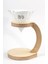 V60 Filtre Kahve Demleme Set Cam Dripper / Pour Over Ahşap Stand Cam Seti V2 2