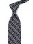 Glampao Style Kahverengi Ekose Desen Italyan Ipek Kravat İK1246 1