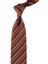 Miceli Style Hardal Çizgi Desen Italyan Ipek Kravat İK804 1
