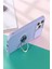 Caseworld Apple iPhone 12 Mini Kapak Kamera Korumalı Yüzüklü Pastel Silikon Kılıf - Siyah 3