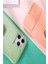 Caseworld Apple iPhone 12 Mini Kapak Kamera Korumalı Yüzüklü Pastel Silikon Kılıf - Siyah 4