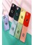 Caseworld Apple iPhone 12 Mini Kapak Kamera Korumalı Yüzüklü Pastel Silikon Kılıf - Siyah 5