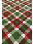 Plaid Ekose Desenli Runner Yeşil 40 x 150 cm 1