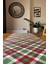 Plaid Ekose Desenli Runner Yeşil 40 x 150 cm 2