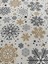 Snowy Red Kar Tanesi Desenli Runner Siyah - Gold - Krem 40 x 150 cm 1