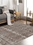 Iskandinav Kilim Desenli Halı, Dokuma Taban Dekoratif Şönil Halı 1