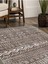 Iskandinav Kilim Desenli Halı, Dokuma Taban Dekoratif Şönil Halı 2