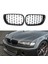 Bmw 3 Serısı 2002-2004 E46 Dıamond Panjur (Böbrek) Pıano Black Çerçeve 2