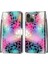 iPhone 13 Mini 5.4 Inç Uyumlu Desen Baskılı Deri Cüzdan Tpu Telefon Kılıfı - Renkli (Yurt Dışından) 1