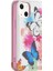 iPhone 13 Mini 5.4 Inç Uyumlu Desen Baskılı Deri Cüzdan Tpu Telefon Kılıfı - Renkli (Yurt Dışından) 4