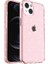 iPhone 13 Mini 5.4 Inç Uyumlu Sararma Önleyici Simli Tasarım Yumuşak Tpu + Sert Pc Darbeye Dayanıklı Telefon Kılıfı - Pembe (Yurt Dışından) 1
