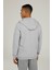SN87 Basic Full Zıp Hoodie Gri Erkek Eşofman Üstü 3