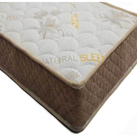 Bedart 35X80X15  Naturel Sleep Örme Pamuk Terletmeyen Kumaş Full Ortapedik Bebek Yatağı