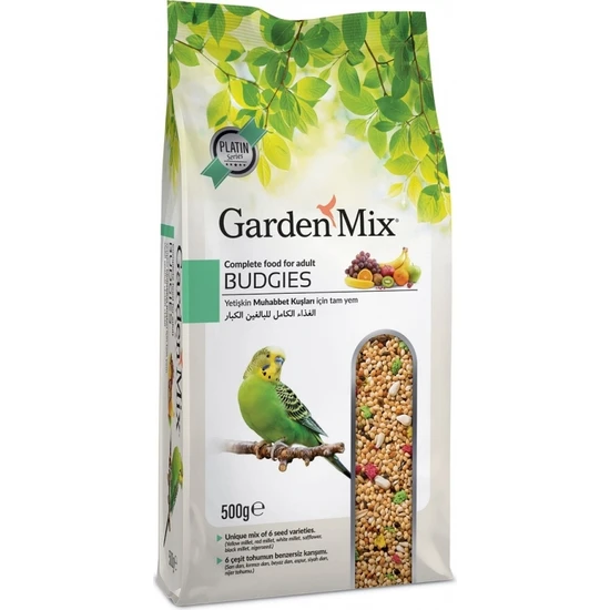 Gardenmix Platin Meyveli Muhabbet Kuşu Yemi 500 gr