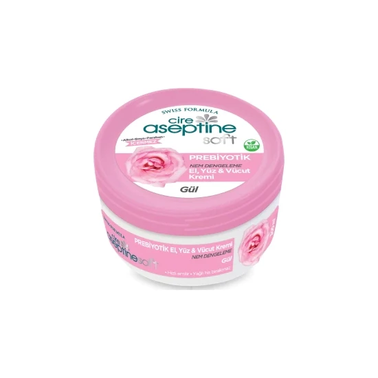 Cire Aseptine Soft Gül Prebiyotik Nemlendirici Bakım Kremi 30 ml