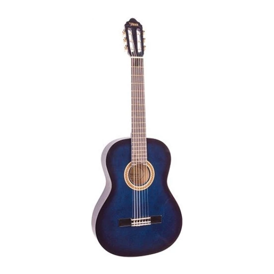 Valencia VC103TBUS Klasik Gitar Sap Çelikli 3/4 Mavi Sunburst