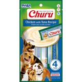 Inaba Ciao Churu Ton Balıklı ve Tavuklu Tamamlayacı Köpek Ödül Maması 4 x 14 gr