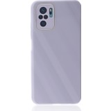 Ahk Xiaomi Redmi Note 10 Kılıf Glass Kapak - Lila