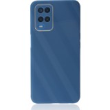 Ahk Oppo A54 4g Kılıf Glass Kapak - Mavi