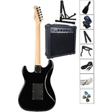 Midex RPH20BK-AMP Black Elektro Gitar Seti 20 WATT GAİN'Lİ Amfi ve Full SET