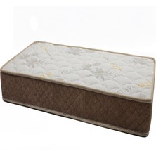 Bedart 70X110X15  Naturel Sleep Örme Pamuk Terletmeyen Kumaş Full Ortapedik Bebek Yatağı