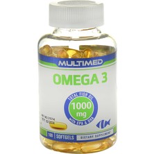 Multimed Omega 1000 Mg Balık Yağı 100 Softgel Gıda Takviyesi