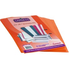 Lamiess A-4 160 Mıc. Opak Cilt Kapağı Turuncu 100 'Lü