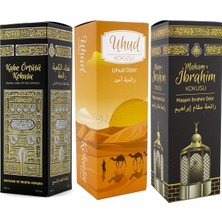 Esved Kabe Örtüsü Kokusu + Uhud Kokusu + Makamı Ibrahim Kokusu Sprey 400 ml x 4