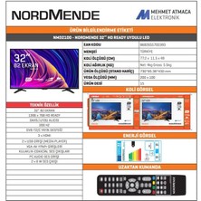 Nordmende NM32100 32” 82 Ekran Uydu Alıcılı LED TV