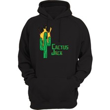 Remonz Cactus Jack Baskılı 3 Ipl. Şardonlu %100 Pamuk, Içi Polar, Çok Kalın Sweatshirt