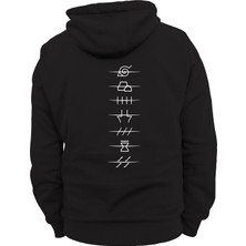 Remonz Naruto Baskılı 3 Ipl. Şardonlu %100 Pamuk, Içi Polar, Çok Kalın Sweatshirt