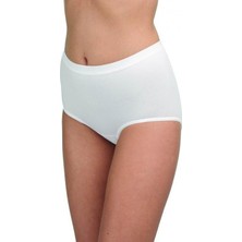 Blackspade Kadın Büyük Beden Slip Külot Essential 1307 -Beyaz