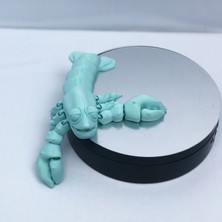 3D Hareketli Istakoz Figürlü Oyuncak - Turkuaz