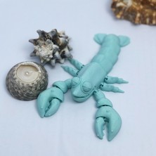 3D Hareketli Istakoz Figürlü Oyuncak - Turkuaz