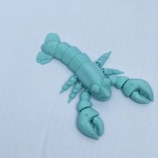 3D Hareketli Istakoz Figürlü Oyuncak - Turkuaz