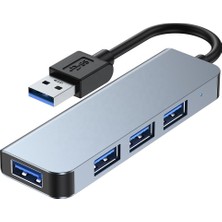 Concord BYL-2013U 4 In 1 USB 3.0 Hub Alüminyum Gövde USB Çoklayıcı Hub