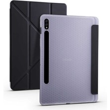 ZORE Galaxy Tab S7 Plus T970 Kılıf  Tri Folding Smart With Pen Sta