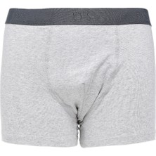 D'S Damat 3'lü Siyah - Gri Erkek Boxer