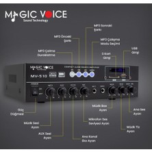 Magicvoice MV-510 50WATT Usb-Sd-Bt Hat Trafolu Anfi