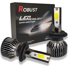 Robust H7  LED Xenon Far Ampulü Yeni Nesil Mini 8000 Lumen 36 Watt