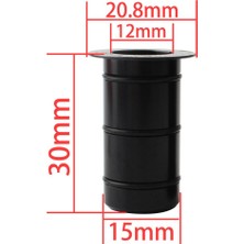 Strade Store Bisiklet Ön Hub Mil Dönüşüm Koltuk Adaptörü Yırtıcı Burç 15MM Ila 12MM - Siyah (Yurt Dışından)