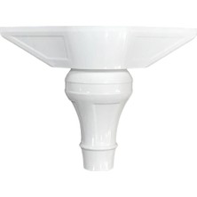 Eym Şahin Lükens Ayak Mobilya Koltuk Ayağı 14-17 cm Ayarlı Beyaz